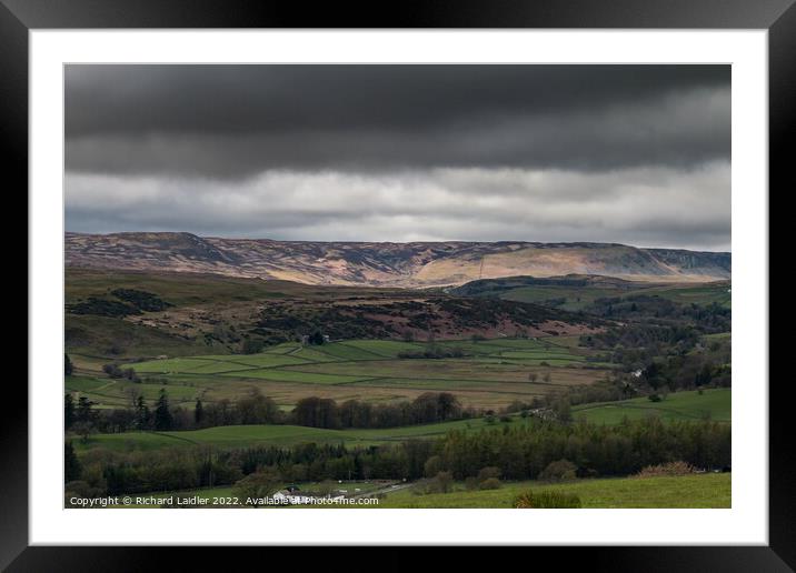 Spotlight on Cronkley Fell, Teesdale Framed Mounted Print by Richard Laidler