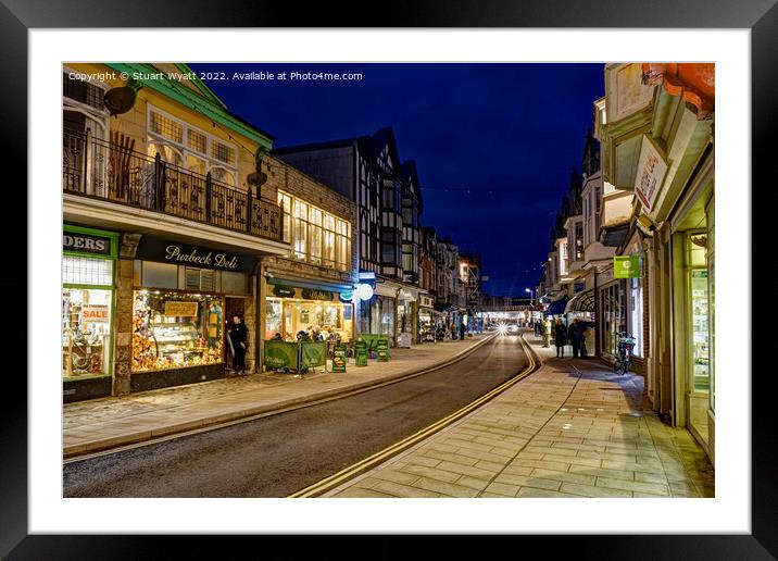 Institute Road, Swanage Framed Mounted Print by Stuart Wyatt