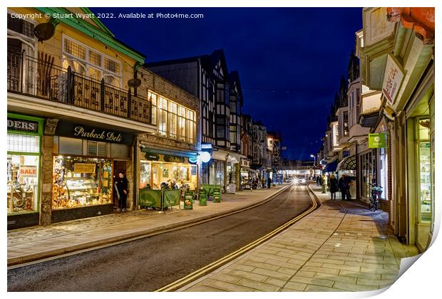 Institute Road, Swanage Print by Stuart Wyatt