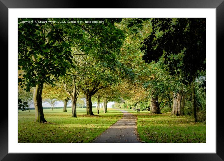 Swanage: Day's Park Framed Mounted Print by Stuart Wyatt