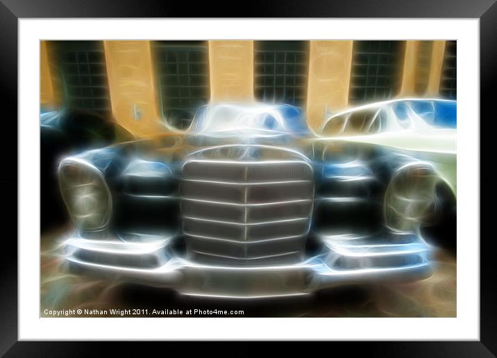 Electric Merc Framed Mounted Print by Nathan Wright