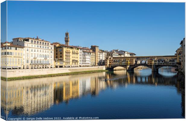 Ponte Vecchio in Florence, Italy Canvas Print by Sergio Delle Vedove