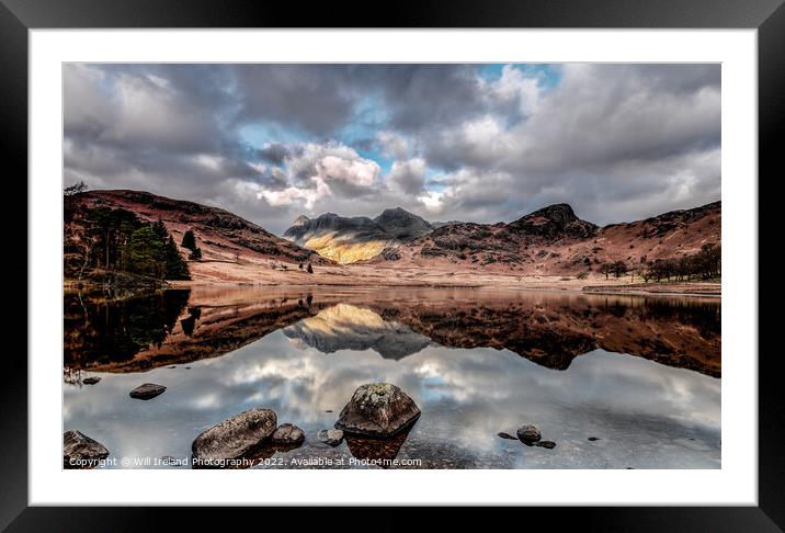  Lake District - Blea Tarn.  Framed Mounted Print by Will Ireland Photography