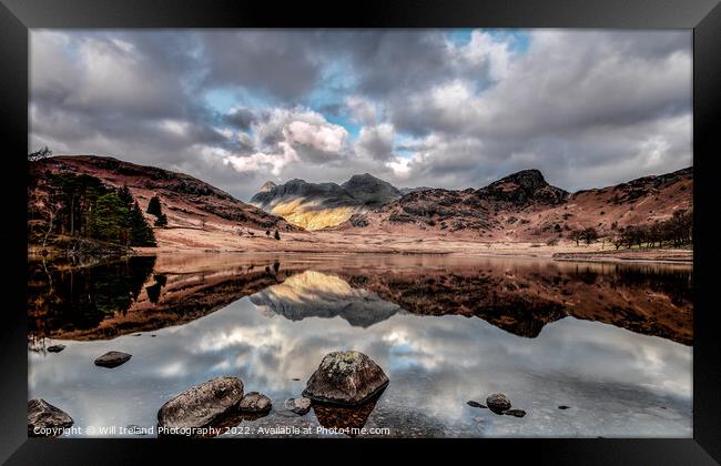  Lake District - Blea Tarn.  Framed Print by Will Ireland Photography
