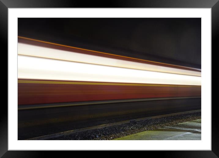 Passing in the night. Framed Mounted Print by David Birchall