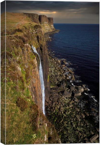 Mealt falls Isle of Skye Canvas Print by Leighton Collins