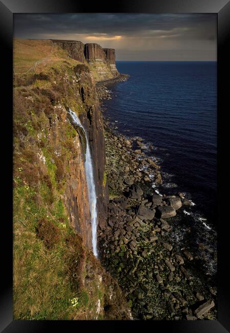 Mealt falls Isle of Skye Framed Print by Leighton Collins