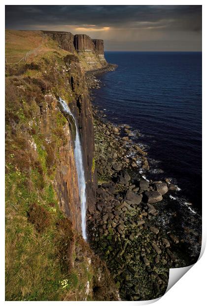 Mealt falls Isle of Skye Print by Leighton Collins