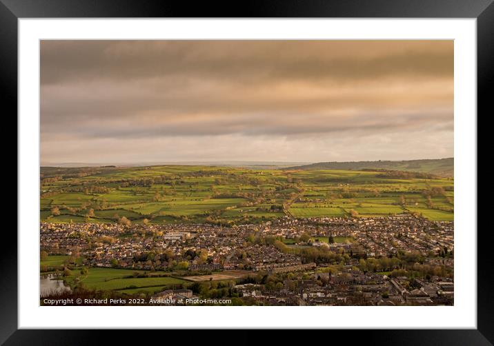 Otley in Wharfedale  Framed Mounted Print by Richard Perks
