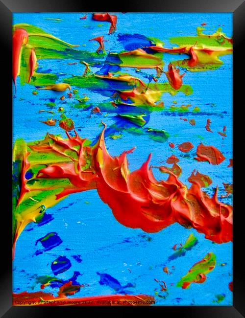 Abstract 170 Framed Print by Stephanie Moore
