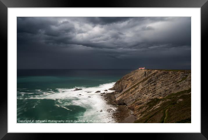 Cabo Vidio Lighthouse Framed Mounted Print by DiFigiano Photography