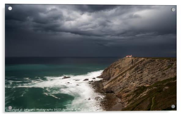 Cabo Vidio Lighthouse Acrylic by DiFigiano Photography