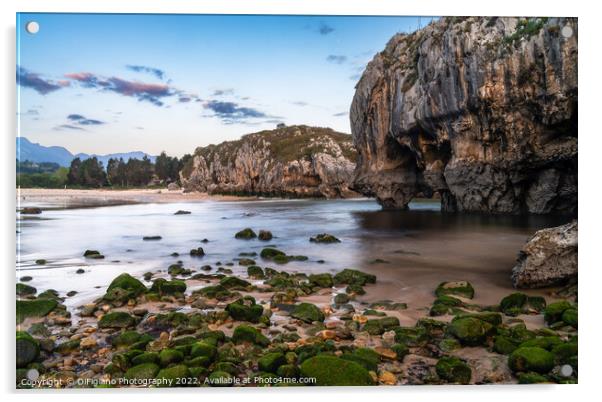 Cuevas del Mar Beach Acrylic by DiFigiano Photography