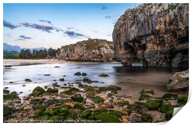 Cuevas del Mar Beach Print by DiFigiano Photography