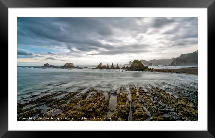 Gueirua Beach Framed Mounted Print by DiFigiano Photography