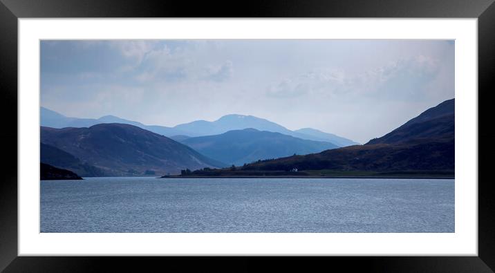Loch Broom at Ullapool Framed Mounted Print by Leighton Collins