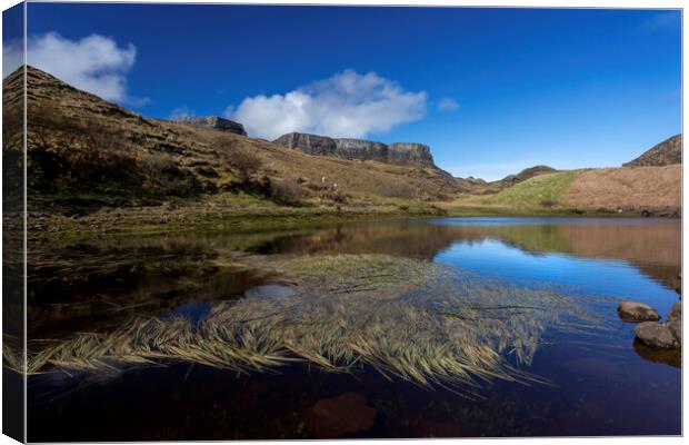 The Quiraing on the Isle of Skye Canvas Print by Leighton Collins
