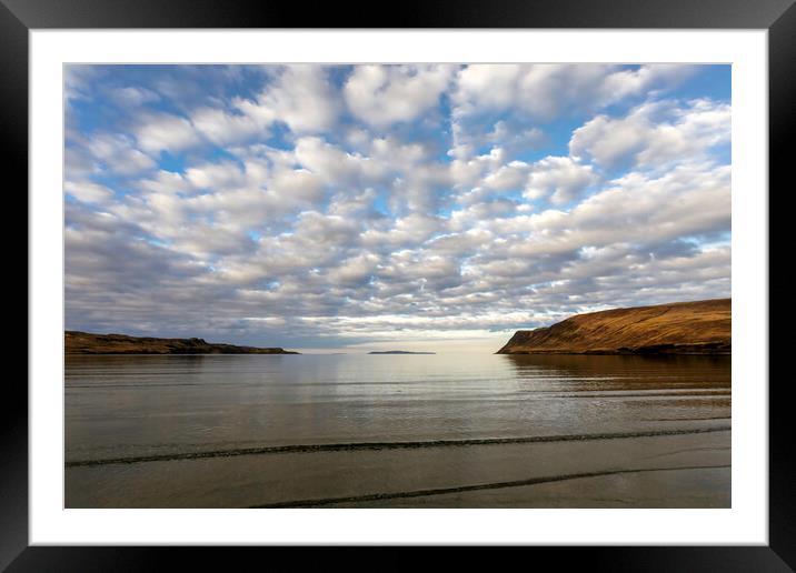 Glenbrittle beach Framed Mounted Print by Leighton Collins