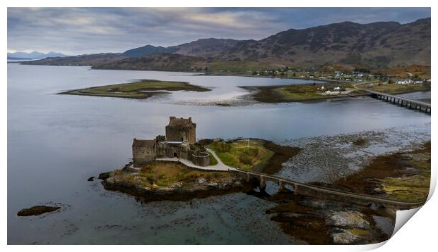 Eilean Donan Castle Print by Leighton Collins