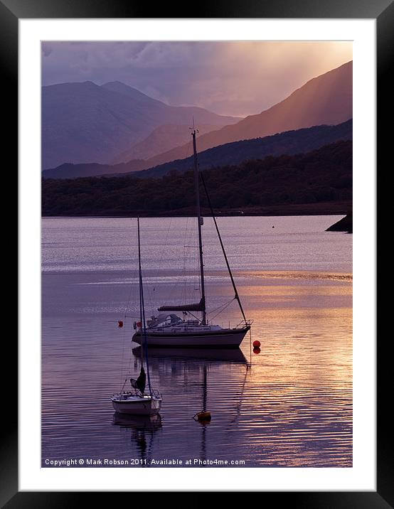 Loch Leven Framed Mounted Print by Mark Robson