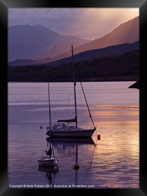Loch Leven Framed Print by Mark Robson