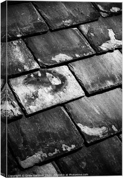 Roof Slates Canvas Print by Drew Gardner
