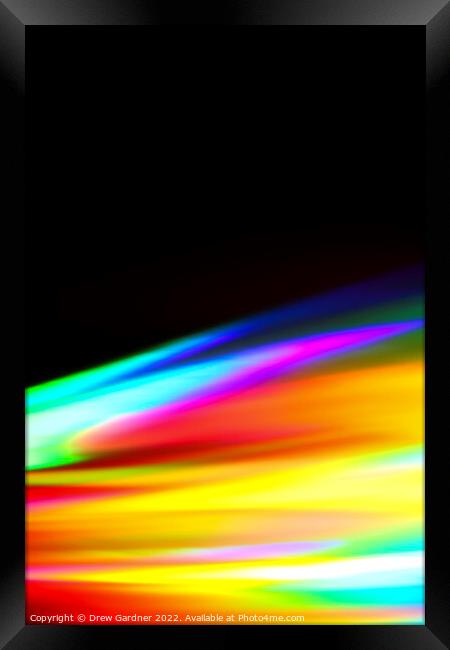 Prismatic Colours Framed Print by Drew Gardner