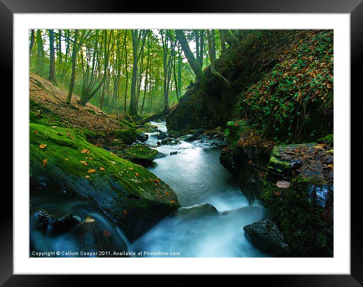 Mountain Stream Framed Mounted Print by Callum Cooper