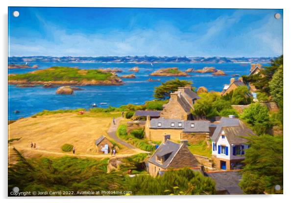 Serenity of the Brehat Islands - C1506-1708-PIN Acrylic by Jordi Carrio