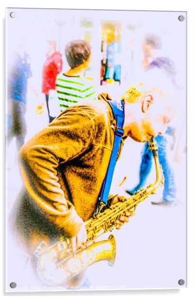 Jazz ! Acrylic by Ian Stone