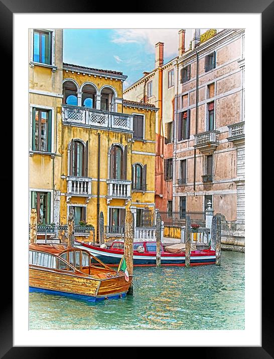 Rio de la Fescada - Venice Framed Mounted Print by Philip Openshaw