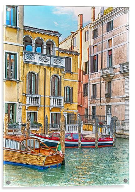 Rio de la Fescada - Venice Acrylic by Philip Openshaw