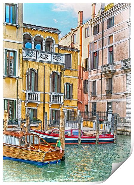 Rio de la Fescada - Venice Print by Philip Openshaw
