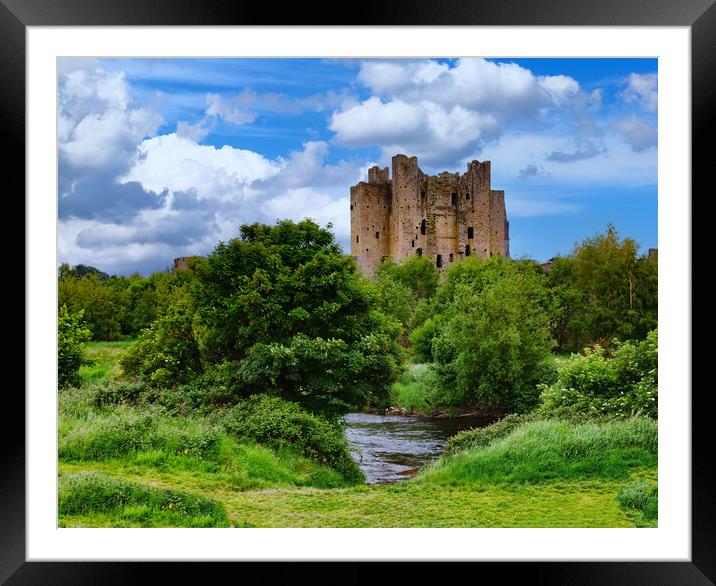 Ruin castle in southern Ireland  Framed Mounted Print by Thomas Baker