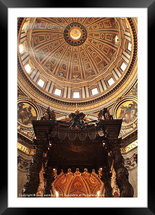 St. Peters Dome Framed Mounted Print by Sean Wareing