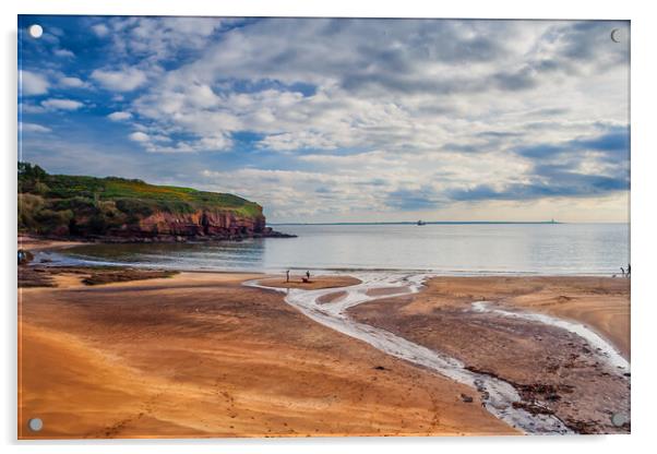 Beach and Sea in Dunmore East, Ireland Acrylic by Artur Bogacki