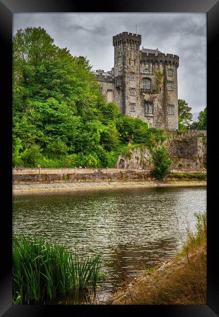 Kilkenny Castle At River Nore In Ireland Framed Print by Artur Bogacki