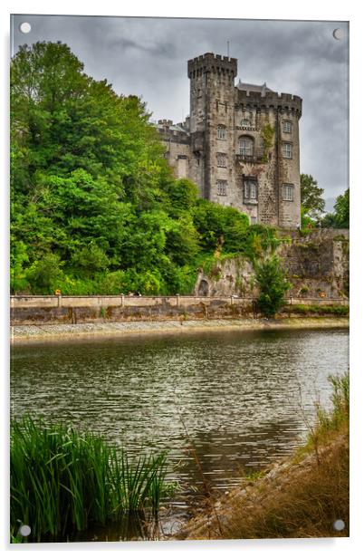 Kilkenny Castle At River Nore In Ireland Acrylic by Artur Bogacki