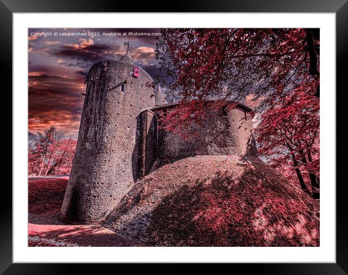 Enchantment of the Vermilion Castel Coch Framed Mounted Print by Lee Kershaw