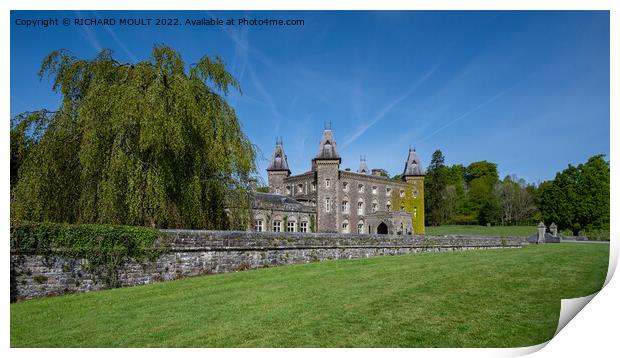 Newton House at Dinefwr Park Print by RICHARD MOULT