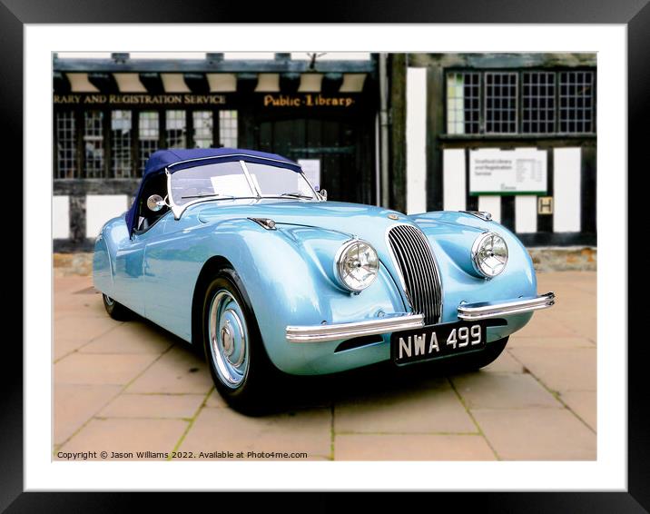 Classic Sports Car Framed Mounted Print by Jason Williams