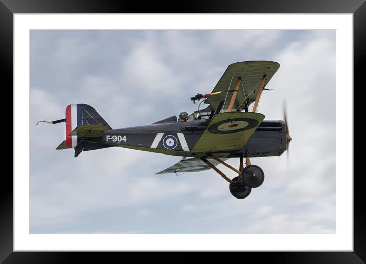 Royal Aircraft Factory SE5A Framed Mounted Print by J Biggadike