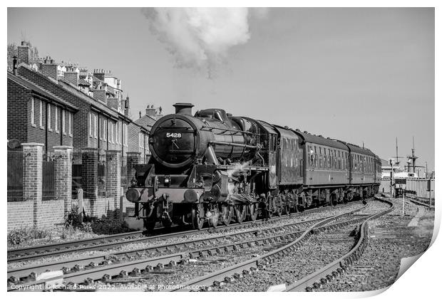 5428 "Eric Treacy" sets off for Pickering  Print by Richard Perks