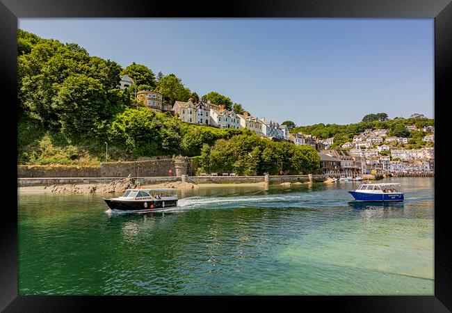 East Looe River - Looe, Cornwall, UK. Framed Print by Malcolm McHugh