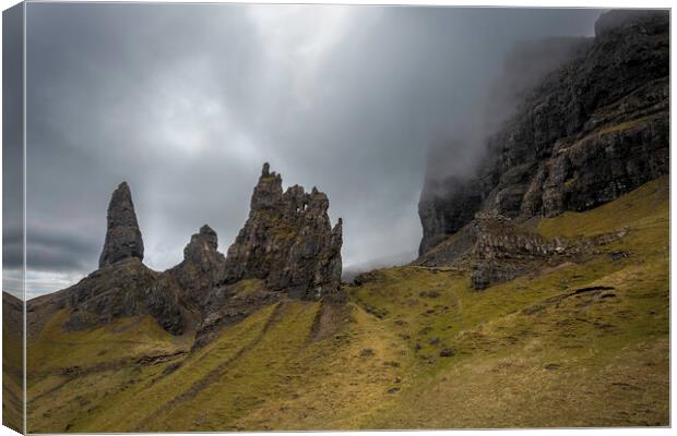 Rugged Old Man of Storr Canvas Print by Leighton Collins
