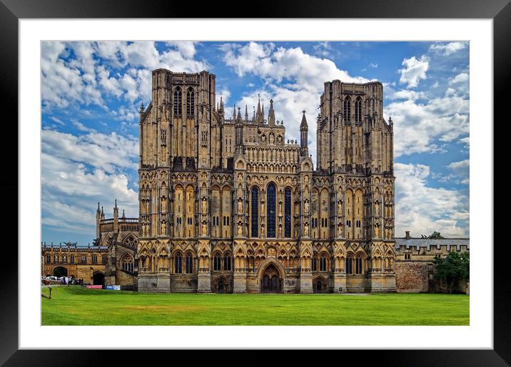 Wells Cathedral Somerset Framed Mounted Print by Darren Galpin