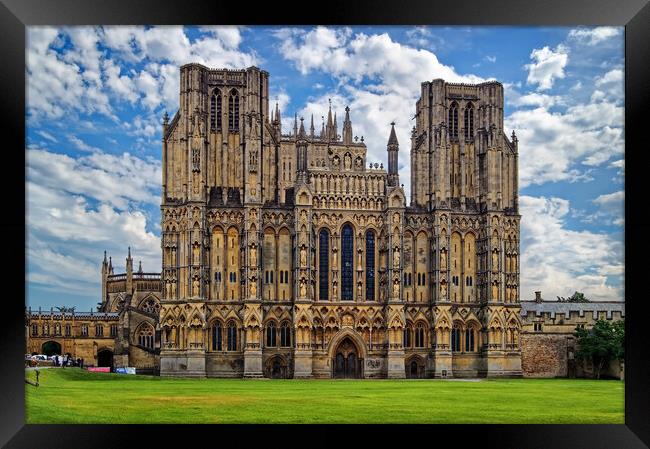 Wells Cathedral Somerset Framed Print by Darren Galpin