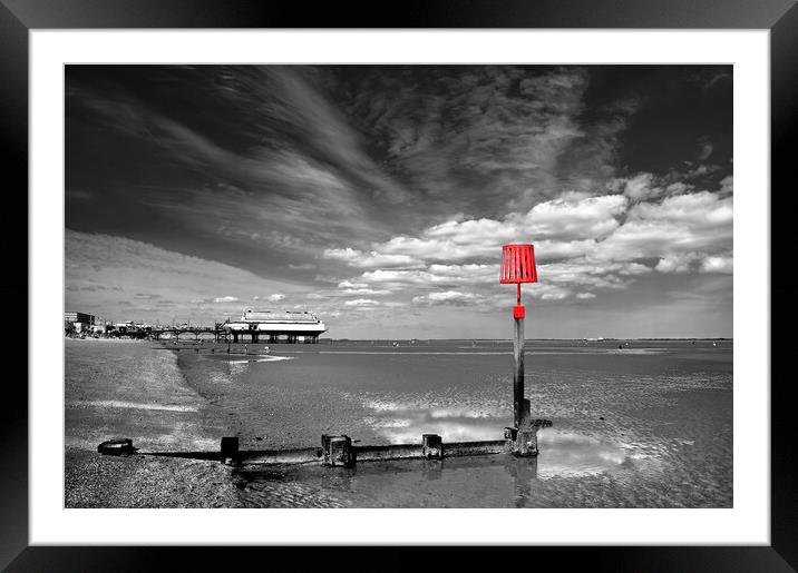 Cleethorpes Pier  Framed Mounted Print by Darren Galpin