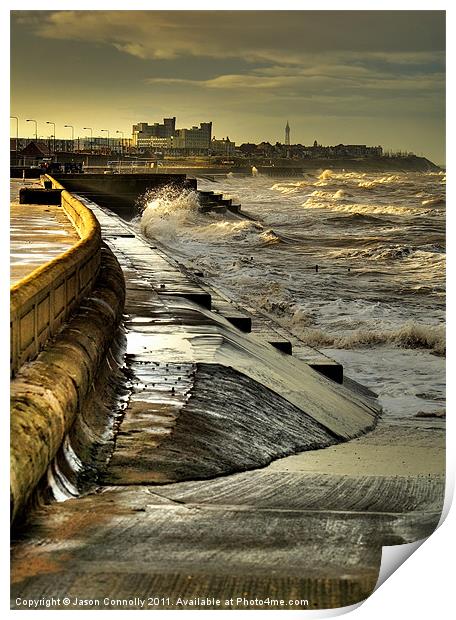 Fylde Coast Views Print by Jason Connolly