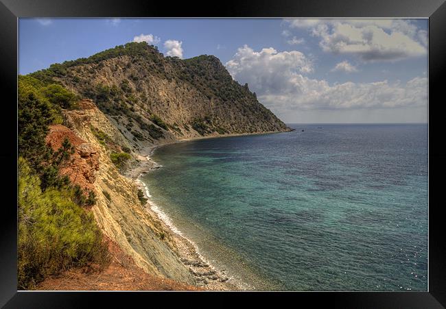 Sol Den Serra, Ibiza Framed Print by Tom Gomez